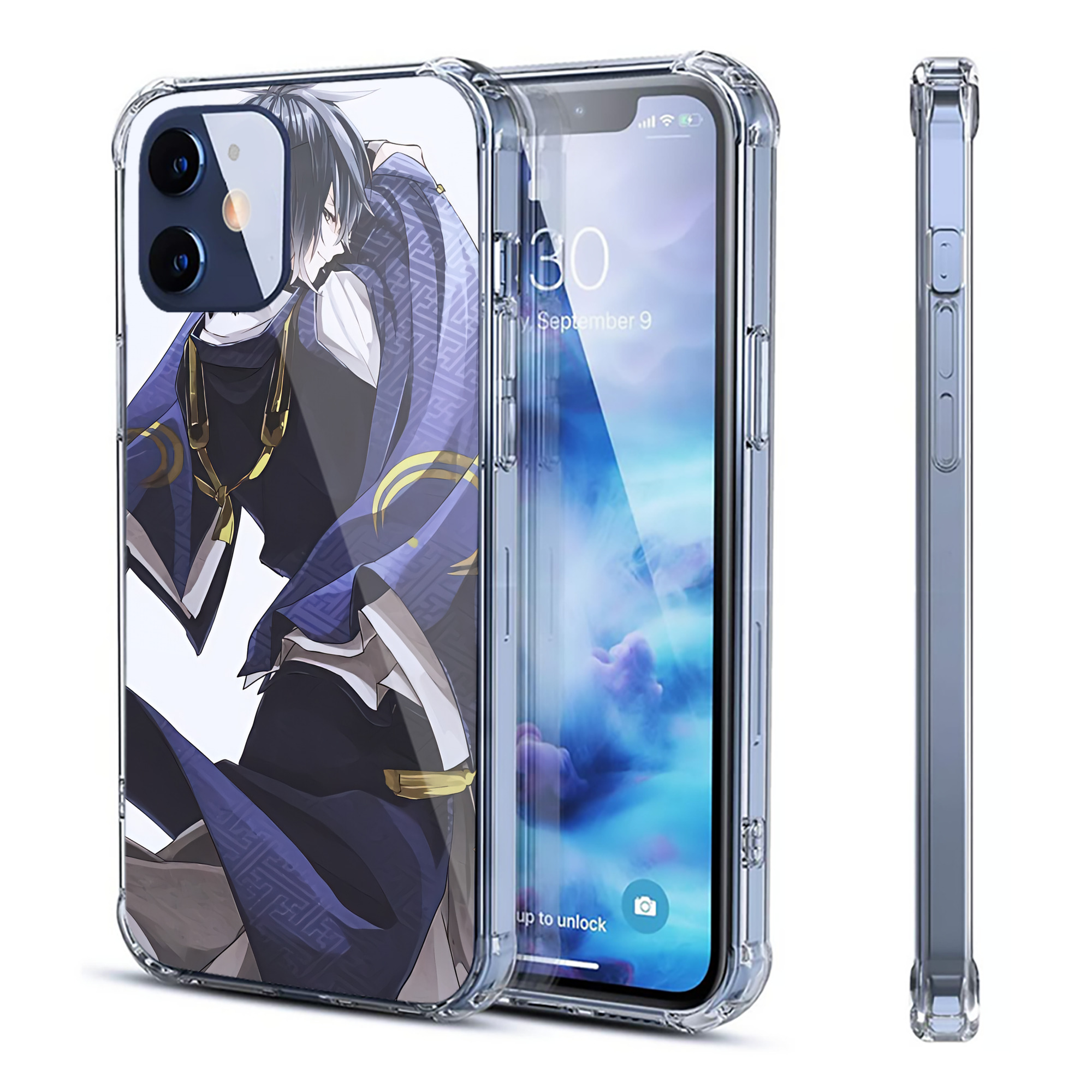 （画像用） 刀剣乱舞 Touken Ranbu 【iPhone 12シリーズ対応】透明スマホケース（クリアソフトケース）